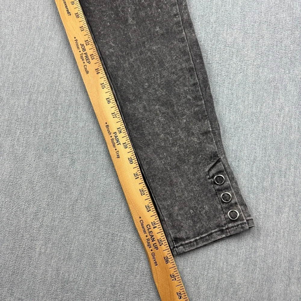 Levis Jeans Women 30X26 535 Black Super Skinny Ankle Stretch Stonewash Pants